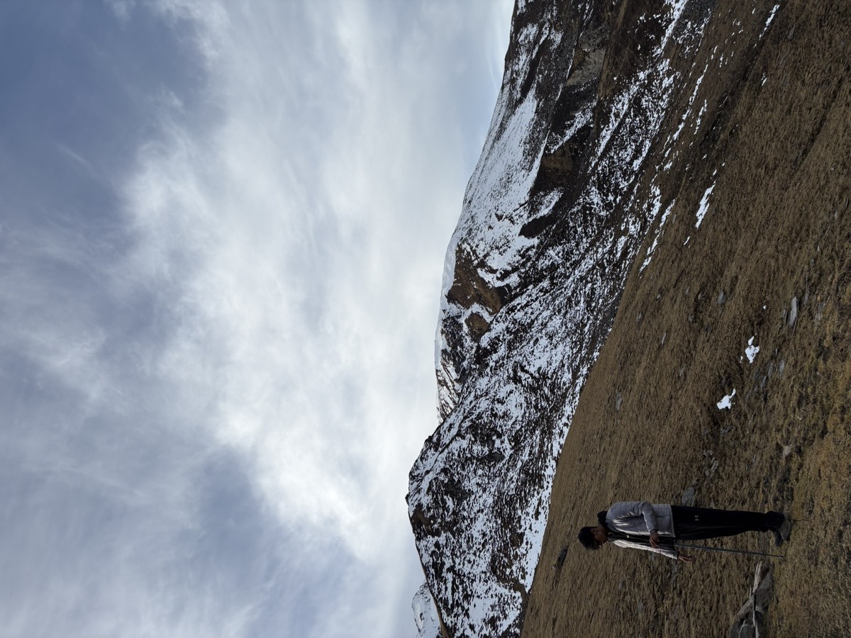 High altitude trekking