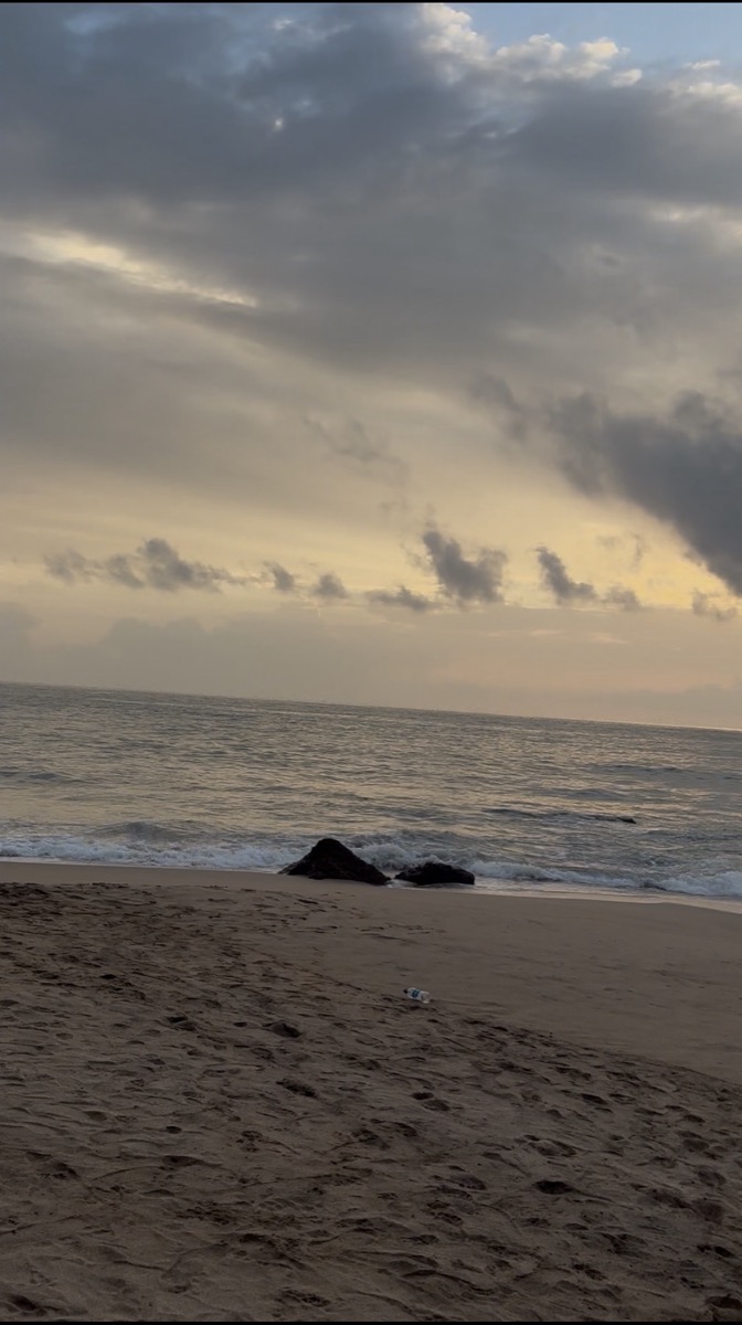 Solo trip beach